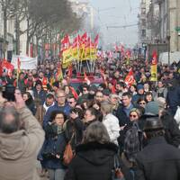 Au Mans, les jeunes se mobilisent contre la réforme des retraites by Frequence Sillé