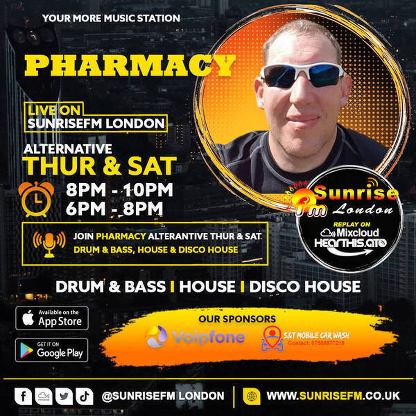 DJ Pharmacy - Thur 9th July 2026