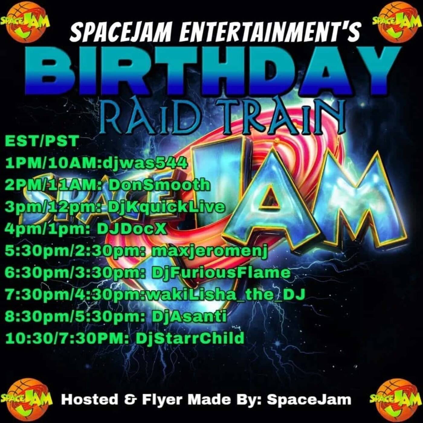 SPACEJAMBIRTHDAYPARTYRAIDTRAINHosted By @spacejamentertainment 3-4PMEST (SEPT 21, 2025) episode artwork