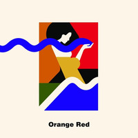 Orange Red - Ocean by Scandinavian Crush