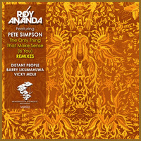 Roy Ananda ft Pete Simpson - The Only Thing That Makes Sense - DP Remix by joey silvero