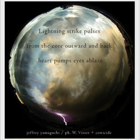 "naviarhaiku133 - Lightning strike pulses"_ Shearing Shed Piano Soundboard by Ed Mundio