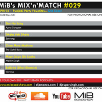 MIB MIX-N-MATCH #029 [ 95 BPM ] MIBROADSHOW-COM (Old Skool) by MIB Roadshow