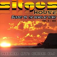 Sitges - Sunset on the beach at night by Cesc&DJ