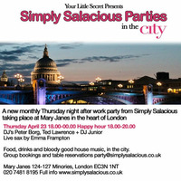 The Simply Salacious Dance Party Peter Borg April 14 2015 by Simply Salacious