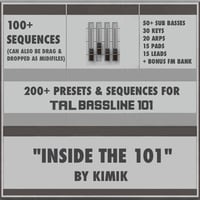 Kimik TAL-101 - 25xTechno And Tech-House Sequences (Preset Bank Demo) by kimik