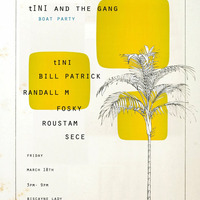tINI b2b Bill Patrick @ tINI and The Gang Boat Party, Miami - 18 March 2016 by doodle001