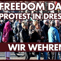 Freedom Day - Protest in Dresden by NuoFlix
