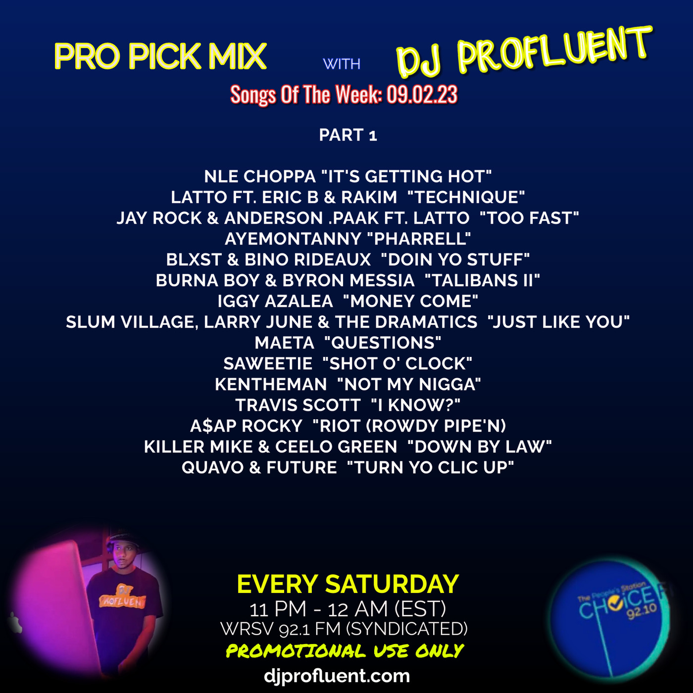 Clean Hip Hop_Mix Vol 35-9-02-2023_Part 1 [New Music By NLE Choppa, Blxst,  Jay Rock, Maeta and more]