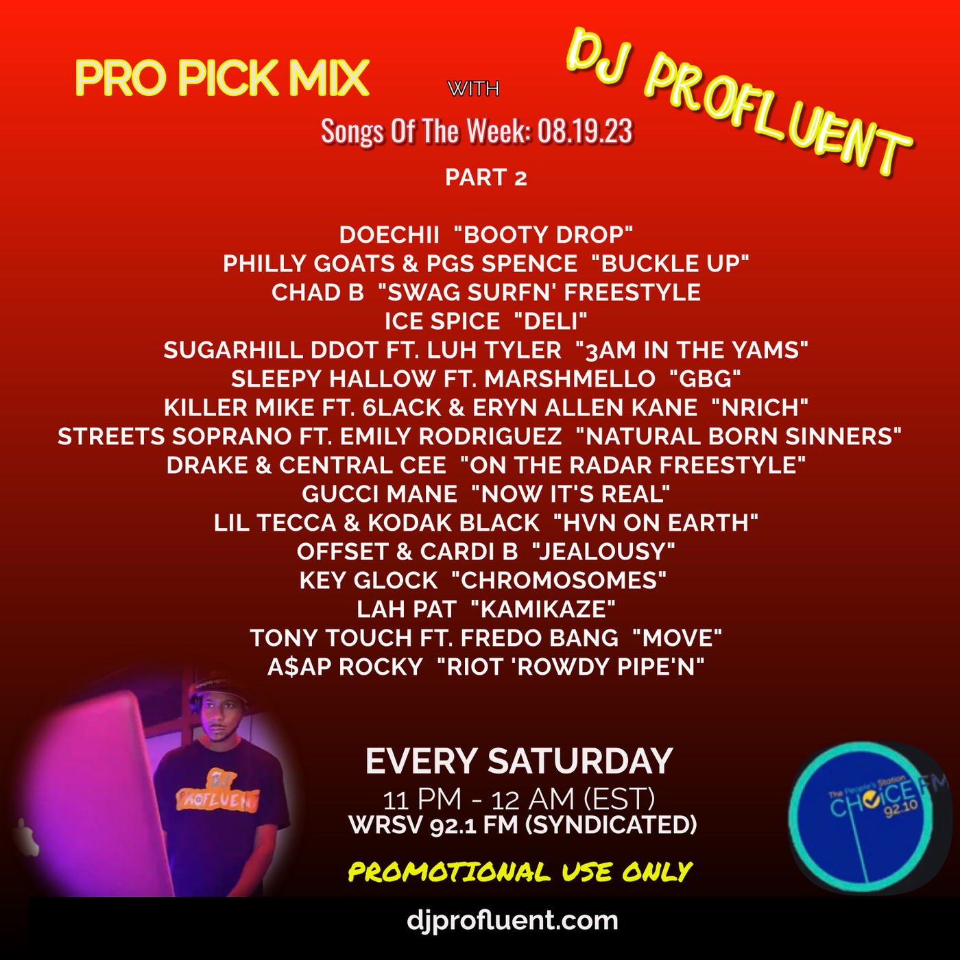Clean Hip Hop Mix_Vol 34-8-19-2023_Part 2 [Killer Mike, Ice Spice, Doechii, Gucci Mane, Cardi B and More]