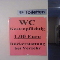 littleBLUE - WC kostenpflichtig! RÜCKERSTATTUNG bei verzehr!(25.06.2022) by littleBLUE second