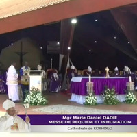 Messe de requiem de Mgr Marie-Daniel DADIET en direct de la Cathédrale Saint Jean Baptiste de Korhogo... by Radio Espoir