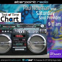 Saturday Soul Provider 11-5-24 ft. May 1987 Test Of Time Chart with Paul Newman, Starpoint Radio by Paul Newman