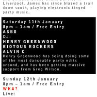  Henry Greenwood - Mix from ASBO @ The Lock Tavern, Camden 11.1.14 by henrygreenwood