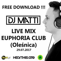 DJ MATTI live mix @ Euphoria (Oleśnica) 29.07.2017 by DJ MATTI