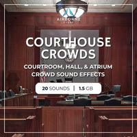 Courthouse Crowds Sound Library Audio Demo Preview Montage by airbornesound