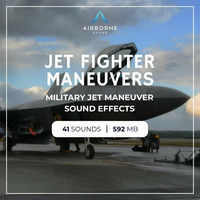 Jet Fighter Maneuvers Sound Library Audio Demo Preview Montage by airbornesound