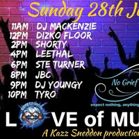Love of music tribute to Kazz Sneddon (July Event) by Dizko Floor
