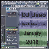 DJ Useo - Rock Mashups January 2018 ( 1:19:54 ) by DJ Konrad Useo