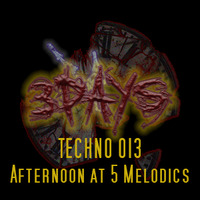 3days - Techno 013 Afternoon at 5 Melodics by COMMUNE9