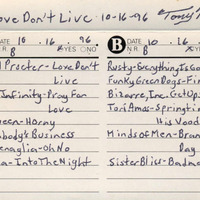 DJ Tony K - Love Don't Live - 10-16-96 by ninetiesDJarchives