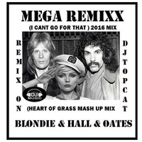 BLONDIE  &amp; HALL &amp; OATES  - I CANT GO FOR THAT (GLASS HEART REMIX) DJ TOP CAT (MASH UP MEGA REMIX) by Dee Jay Tee Cee 