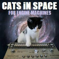 Cats in Space for Engine Machines by RY:KO la buse