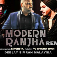 Modern Ranjha (Desi Mix) I Deejay Simran I Singhsta I Lyrical Video I Punjabi Remix Song 2021 by Deejay Simran Malaysia