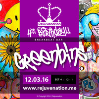 Set 4 | 12 - 1 | Greenbins | Breakbeat Bar | Rejuvenation’s 4th Birthday | 12.03.16 by Rejuvenation