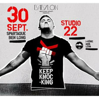 Akkon ( aka ikön ) @ KEEP KNOCKING with SPARTAQUE &amp; BEN LONG at Studio 22 Liege (30Sept.2017) . by AKKON
