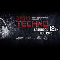 db-R @ Works Club Osnabrück -  &quot;This is Techno&quot; (12-11-2016) by DB-R