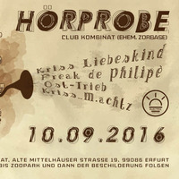 Kriss Liebeskind - Hörprobe 10.09.16 Club Kombinat Erfurt *promoset* by Kriss Liebeskind