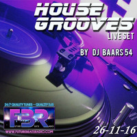 DJ BAARS 54 - House Grooves   LIVE @ www.FutureBeatsRadio.com [26.11.16] by Sebastian Baars