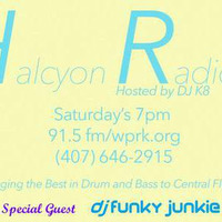 Dj K8 Halcyon Radio Show 91.5fm WPRK (Drum &amp; Bass Mix) by dj fUNKY jUNKiE