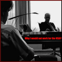 Why I would not work for the NSA ? by D0NNIO3O