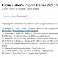 Cevin Fisher's Import Tracks Radio Vol.155 playing HORATIO - DAYTIME by HORATIOOFFICIAL