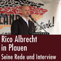 Rico Albrecht - Rede &amp; Interview in Plauen | &quot;Frau Merkel ist eine Sirene&quot; (10.04.2016) by eingeschenkt.tv
