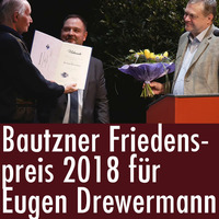 Eugen Drewermann erhält Bautzner Friedenspreis 2018 by eingeschenkt.tv