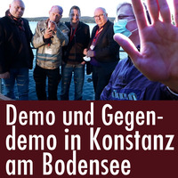 Demo am Bodensee | Gegendemo behindert Dreharbeiten by eingeschenkt.tv