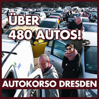 Über 480 Autos! Autokorso in Dresden. by eingeschenkt.tv