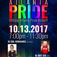 DJ Joey Zeb- ATL Pride Kickoff 10.13.17 PROMO by DJ Joey Zeb