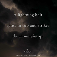 Scott Lawlor - Lightning bolts split the mountaintop (Naviarhaiku 337) by Naviar Records