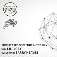 30 minute mix for Lil' Joey's for the love of house radio show 23/09/2018. by Barry Neaves