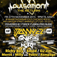 DJ Rampage MC Winston B Pulsation 27.11.15 by DJ Jim - Barnsley