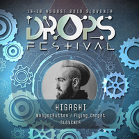 HiGASHI techno DJset @ DROPS festival (CageStage) - Slovenia 17082019 by HiGashi aka Agent Mushroom