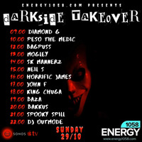 Bagpuss live on Energy1058 29 Oct 2023 - darkside takeover by DJ Bagpuss