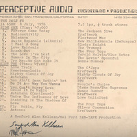 Perceptive Audio - The Bolt (SF) #8 - July 1976 by SFDPS