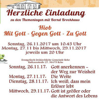 26.11.2017-Bernd Brockhaus-Teil1- Hiob-Gott anerkennen-der Weg zur Weisheit by EFG