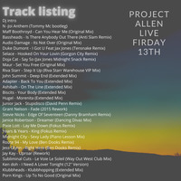 Live Friday 13th by Project Allen