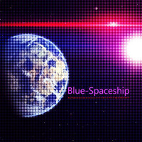 Blue-Spaceship by Messiassoundschrauber